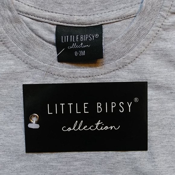 0-3month Little Bipsy long sleeve tee shirt - Picture 3 of 3